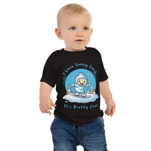 I Love Snowy Sand Its Pretty Cool Baby Jersey Short Sleeve Tee